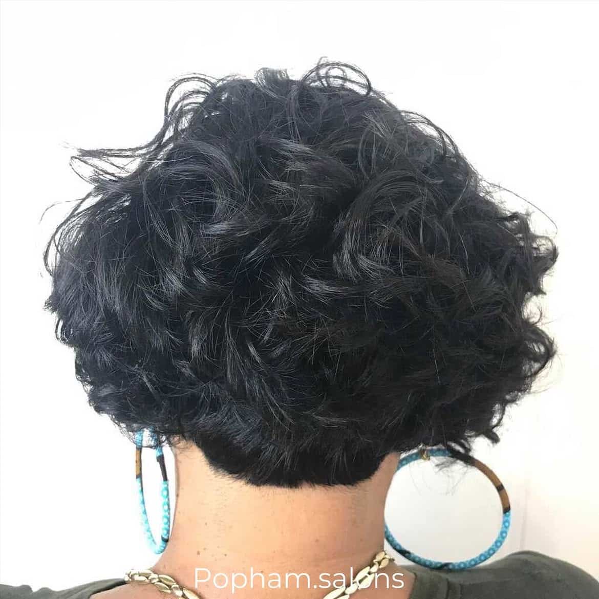 14. Curly Bob with Undercut