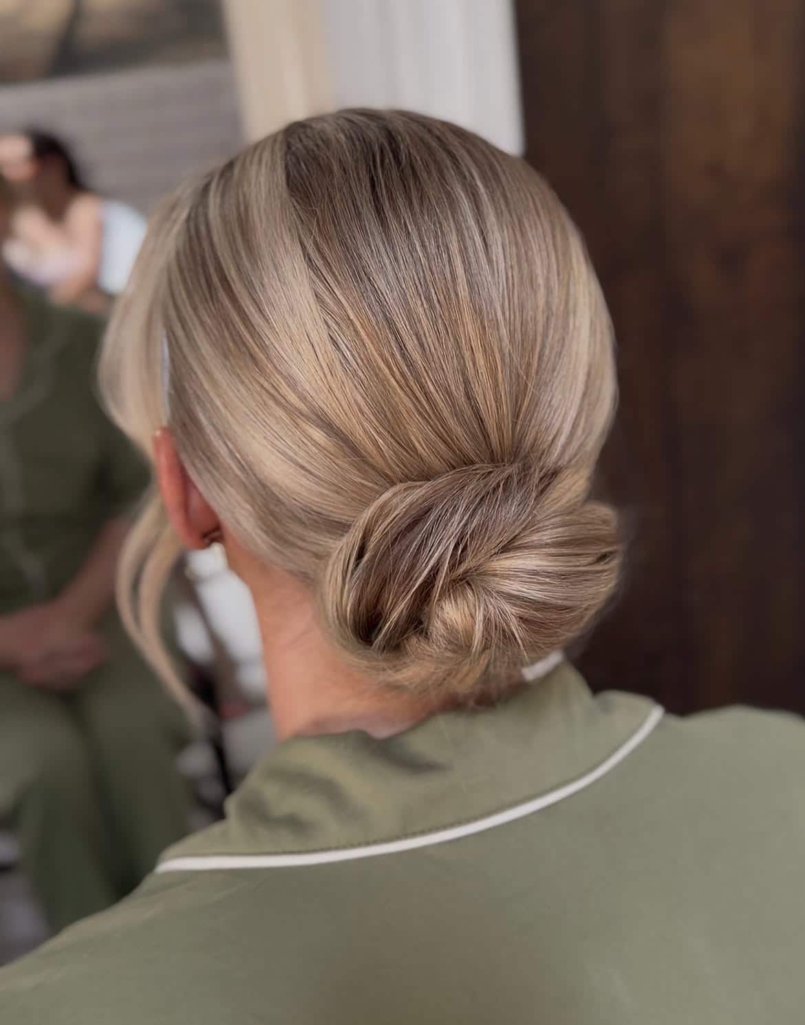 6. Low Twisted Chignon