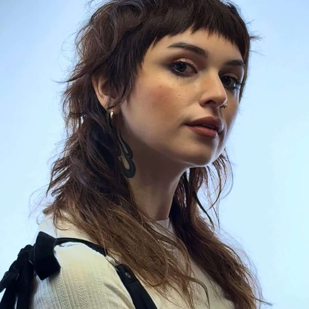 16. Shaggy Layers with Micro Bangs