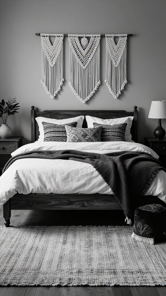 Bohemian Black and White Oasis