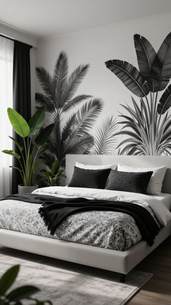 Botanical Black and White Bliss
