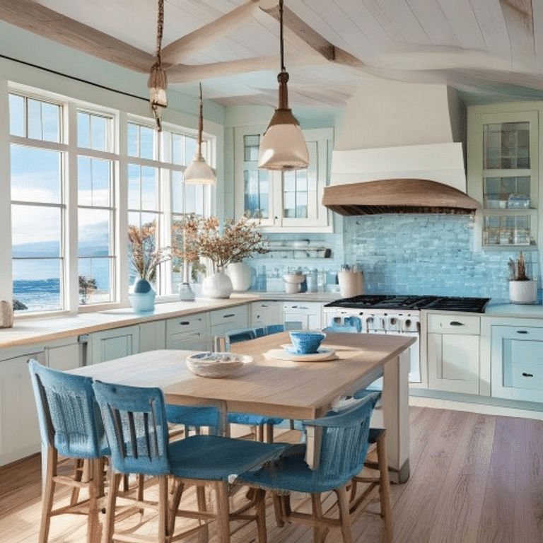 Coastal Blue Nautical Kitchen