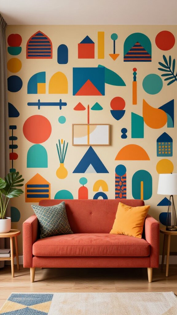 Colorful Accent Wall Magic