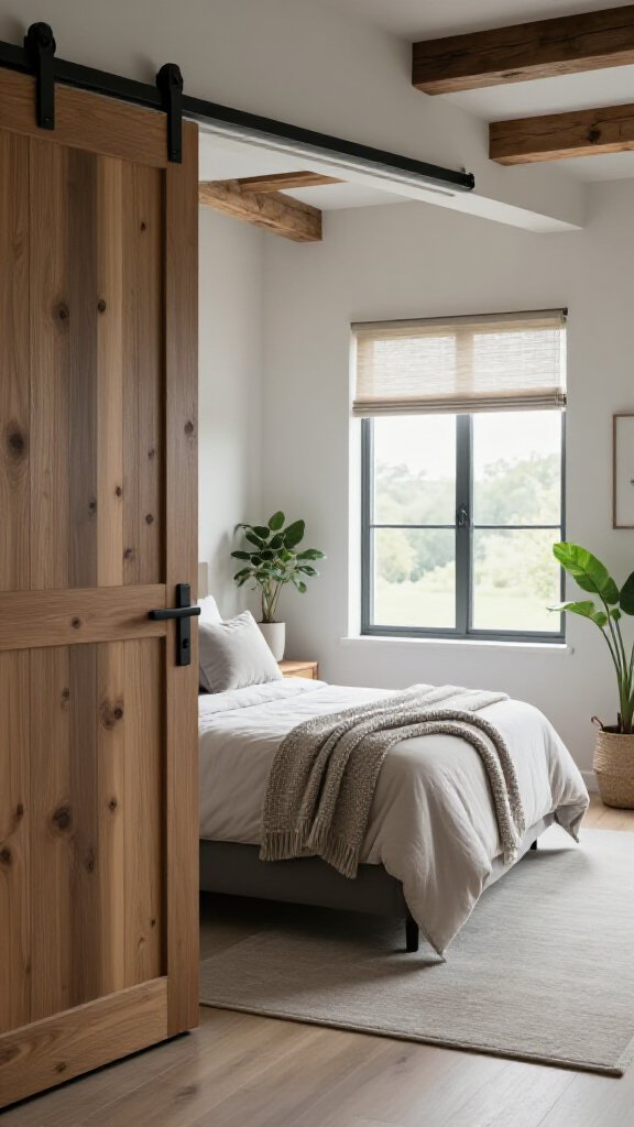 Farmhouse-Style Sliding Barn Door
