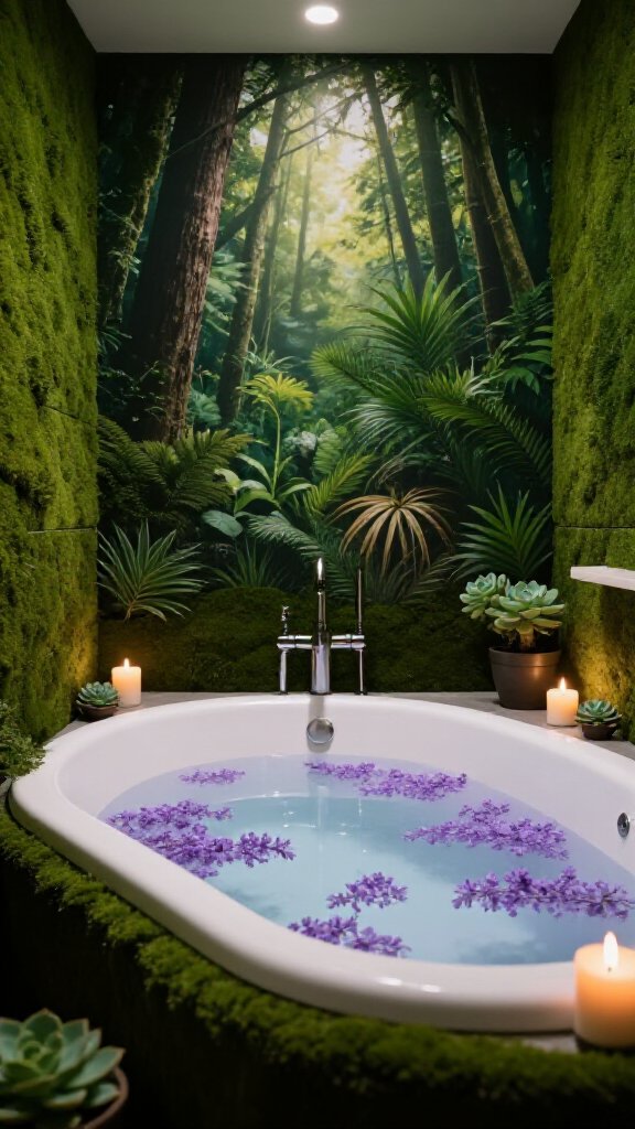 Moss Green Bathroom Oasis