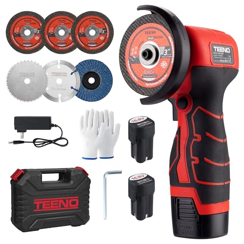 TEENO Cordless Angle Grinder Kit