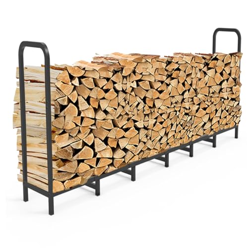 Tikimilor 8ft Firewood Rack Holder