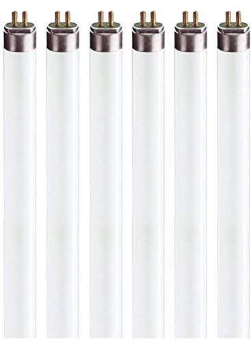 Circle F8T5 Fluorescent Light Bulbs - 12 inches Under Cabinet Bulb - Cool White 4100k 8 Watt Tube Bulb - Pack of 6