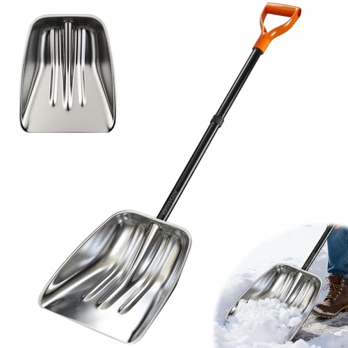 ATFVERDEX Metal Snow Shovel