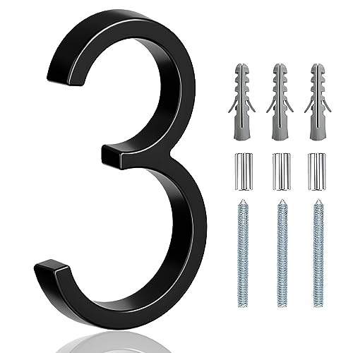 Floating Stainless Steel Address House Number