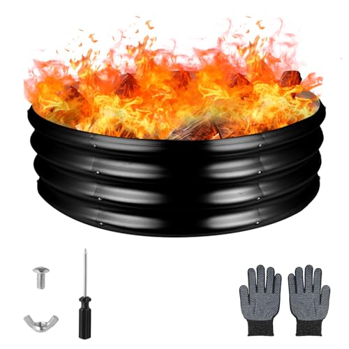 Raynesys 36 Inch Round Fire Pit Ring