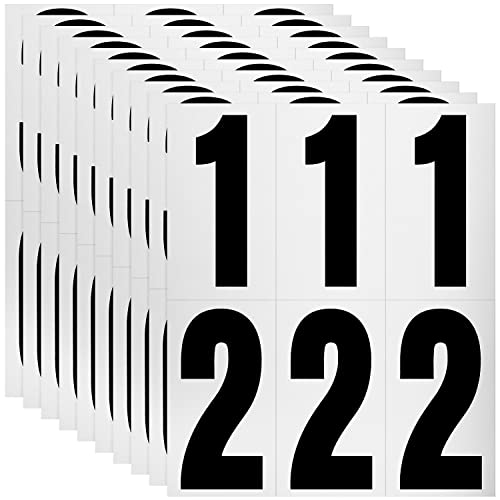 Reflective Adhesive Mailbox Number Pack