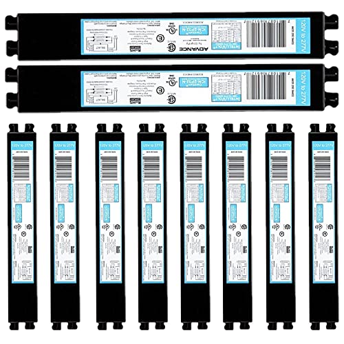 ICN2P32N, 120-277V, 50-60Hz Input Frequency, Solid Wire Type, Instant Start Centium Electronic Fluorescent Ballast for 2 F32T8 Lamp Type, Indoor/Outdoor Use with Automatic Restart Ballast Box, 10 Pack