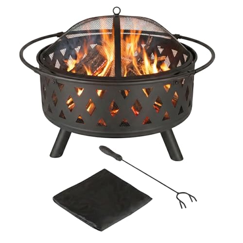 Pure Garden 32 Inch Fire Pit