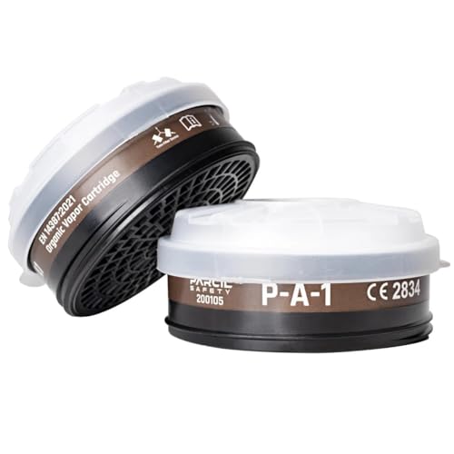 Parcil Distribution P-A-1 Replacement Filters - Carbon Activated Charcoal Organic Vapor Filter Set