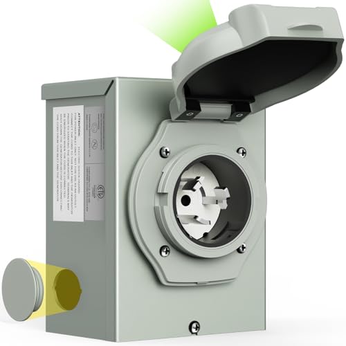Rophor 50 Amp Generator Power Inlet Box