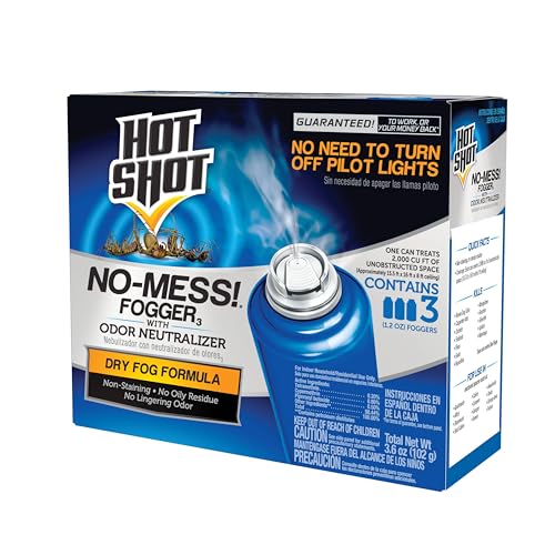 Hot Shot No-Mess Fogger With Odor Neutralizer