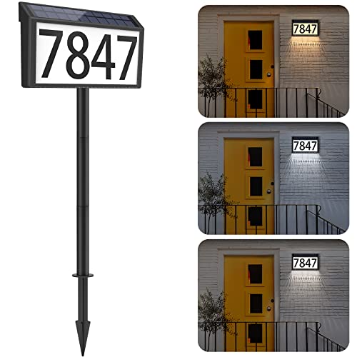 MAXvolador Solar Powered Address Sign