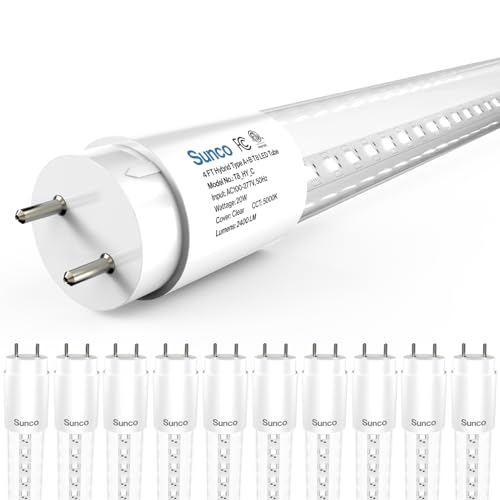 Sunco T8 LED Bulbs 4 Foot, 48 Inch Tube Light Bulbs