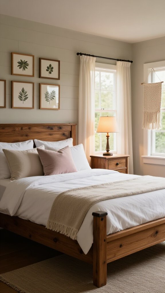 Rustic Barnwood Bed Frame