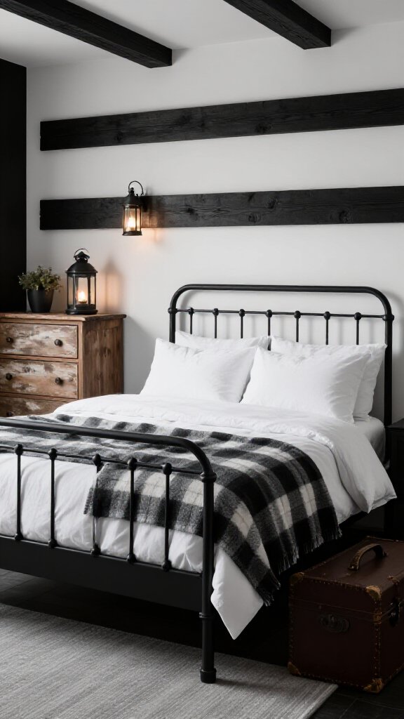 Rustic Black and White Appeal