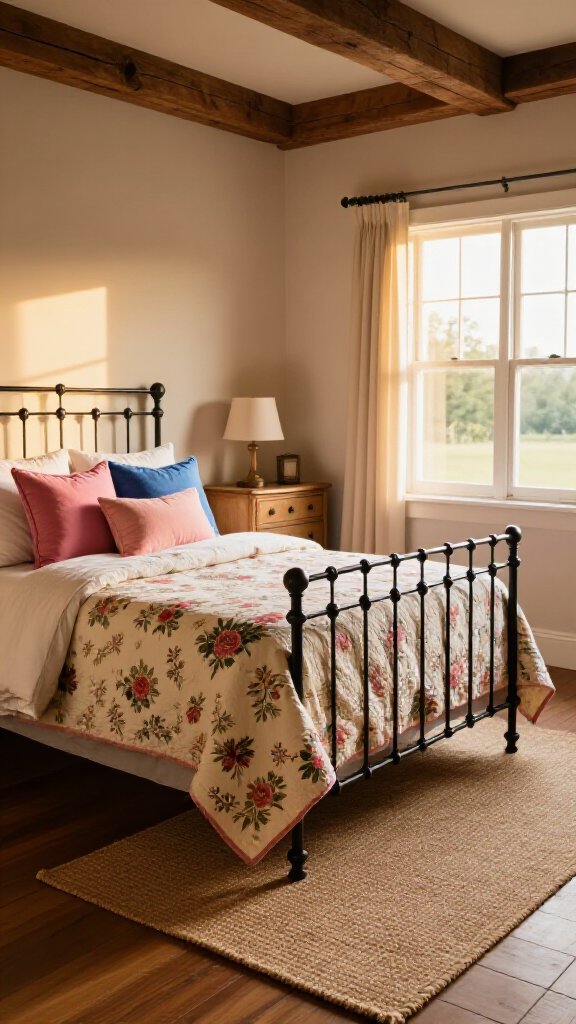 Vintage Floral Quilt